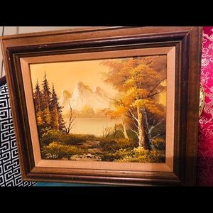 Painting signed Dossi in canvas